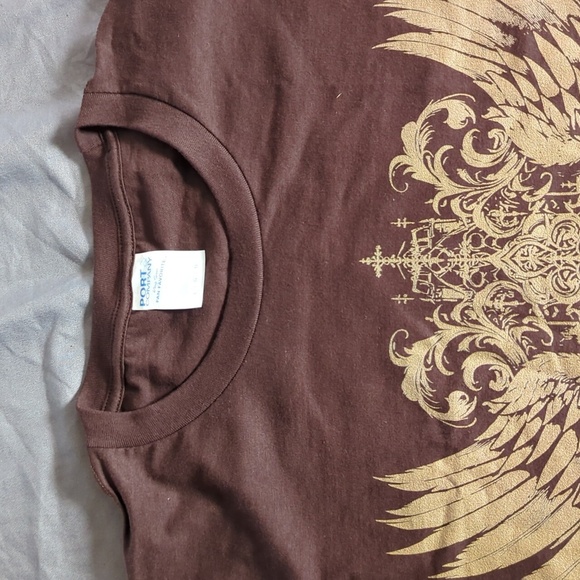 Port Company Skull Cross Mens Shirt Large - Picture 3 of 4